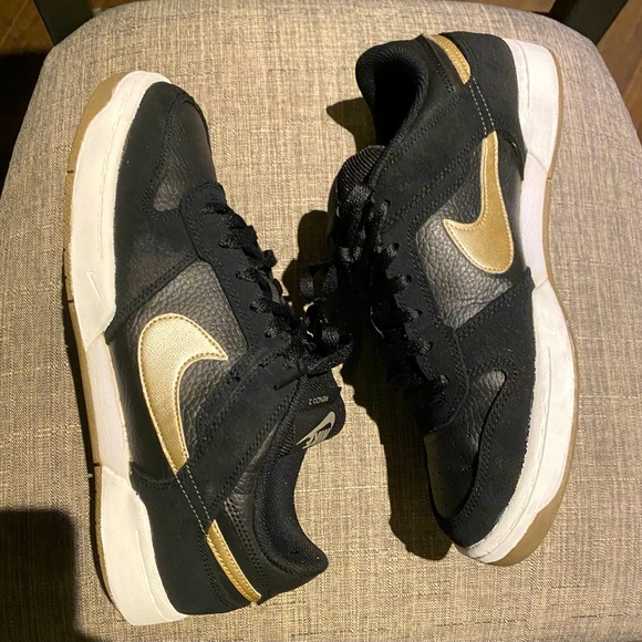 Retro Nike Dunk 2012 Renzo 2’s Dunk Black and White Champagne Size 9.5 Men’s OG - Picture 3 of 4